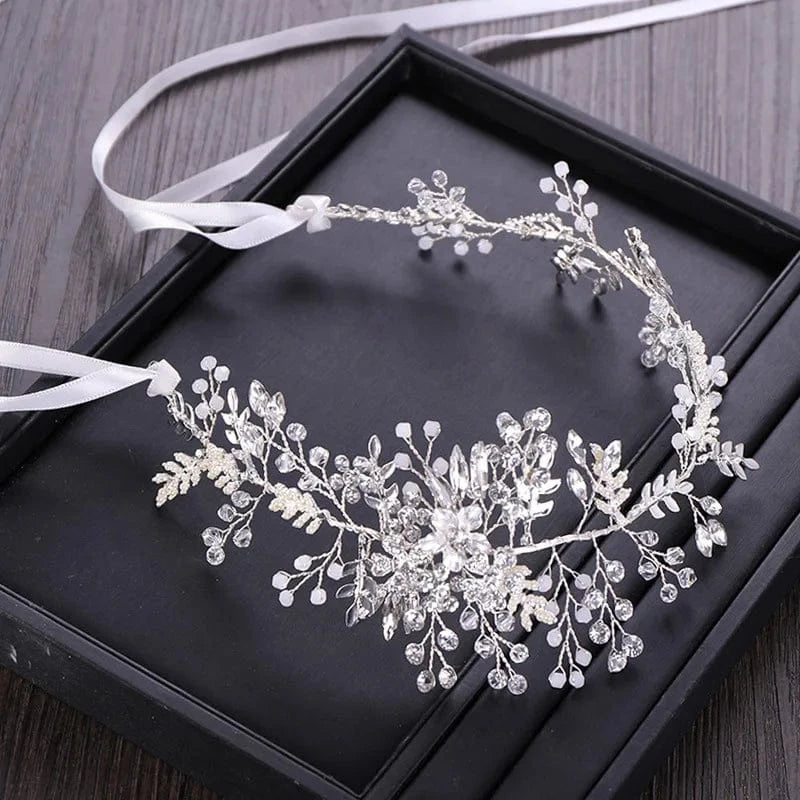 Bridal Rhinestone Gold Silver Headpiece Hair Vine-Wedding Hair Jewelry for Festival and Party- Bridal Hair Accessories for Bride