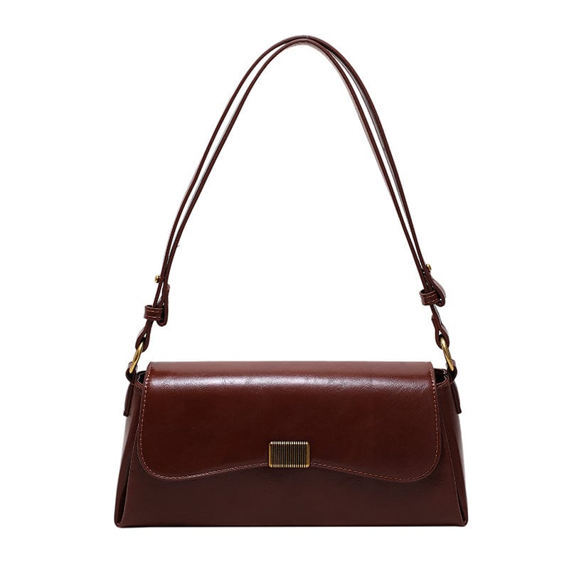 Brown 2023 Branded Custom Logo Purses and Handbags Luxury Pu Leather Women Hand Bags Shoulder Ladies Bag