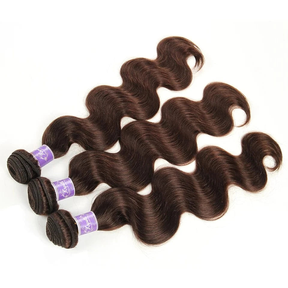 Brown color Brazilian Human Hair Weaving , original brazilian human hair Brown color Hair Bundles
