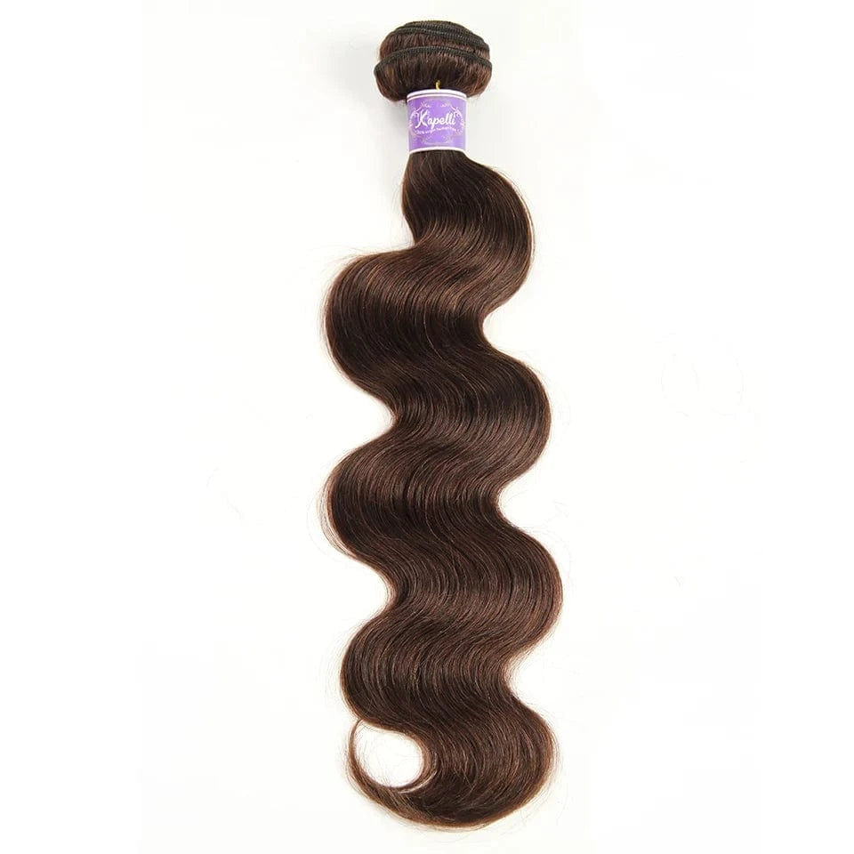 Brown color Brazilian Human Hair Weaving , original brazilian human hair Brown color Hair Bundles