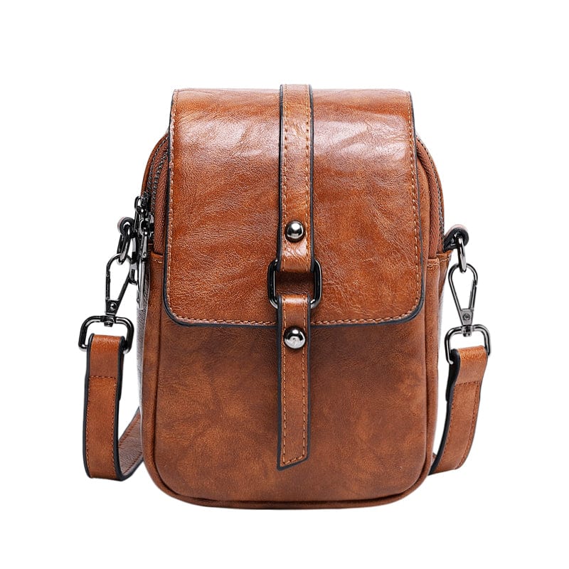 Brown MIYIN 2022 new  Korean version small bag female  mini mobile phone bag fashion shoulder Messenger bag