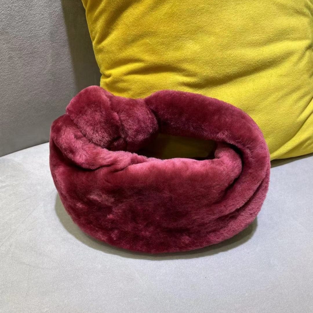 Burgandy Fashion Ladies Real Wool women purses 2022 luxury name brand purses and ladies handbags custom with logo