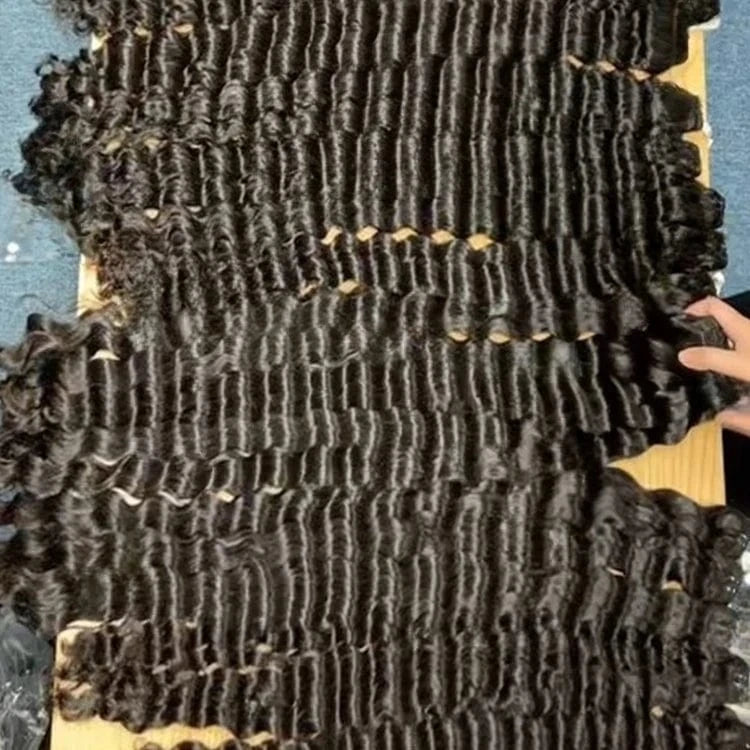 Burmese Curly Vietnamese Raw Human Hair Cuticle Aligned Hair burmese raw hair bundles