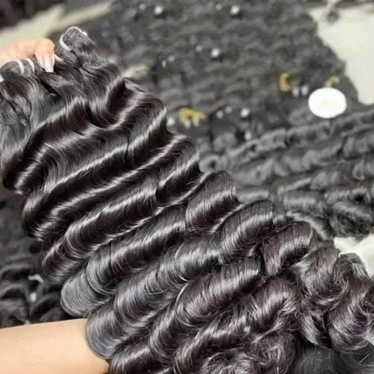 Burmese Curly Vietnamese Raw Human Hair Cuticle Aligned Hair burmese raw hair bundles
