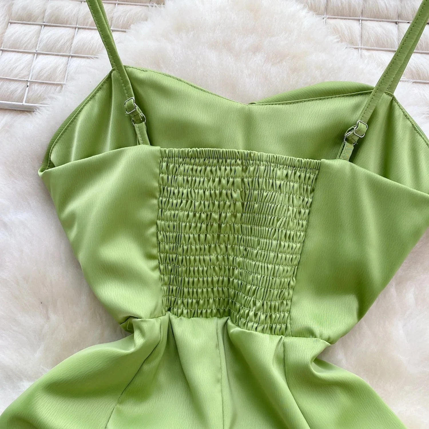 C Female Kink Slim Design Sense Waist Chic Small Temperament Long Dress