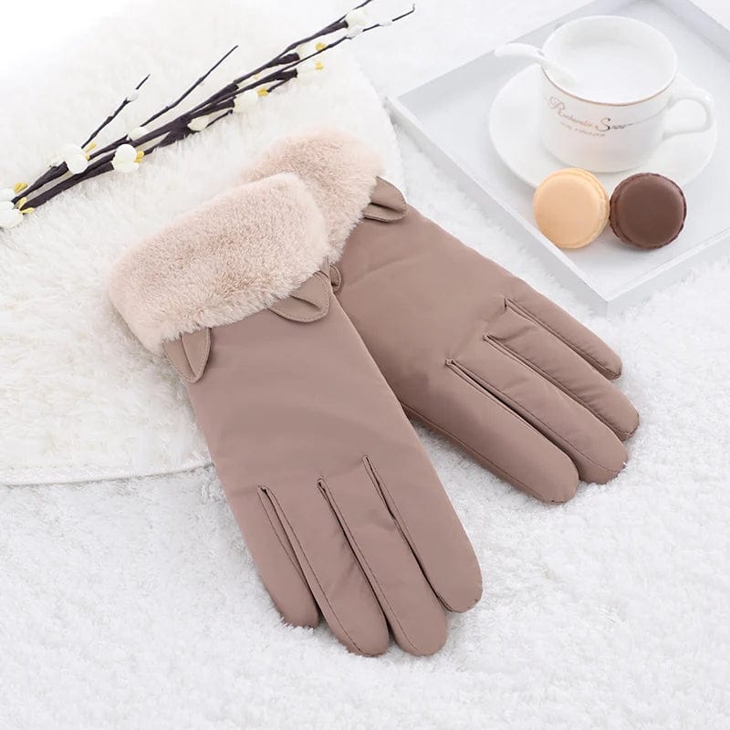 Camel Cheap fancy girls thermal bike cycling touch screen women winter fashion riding gloves