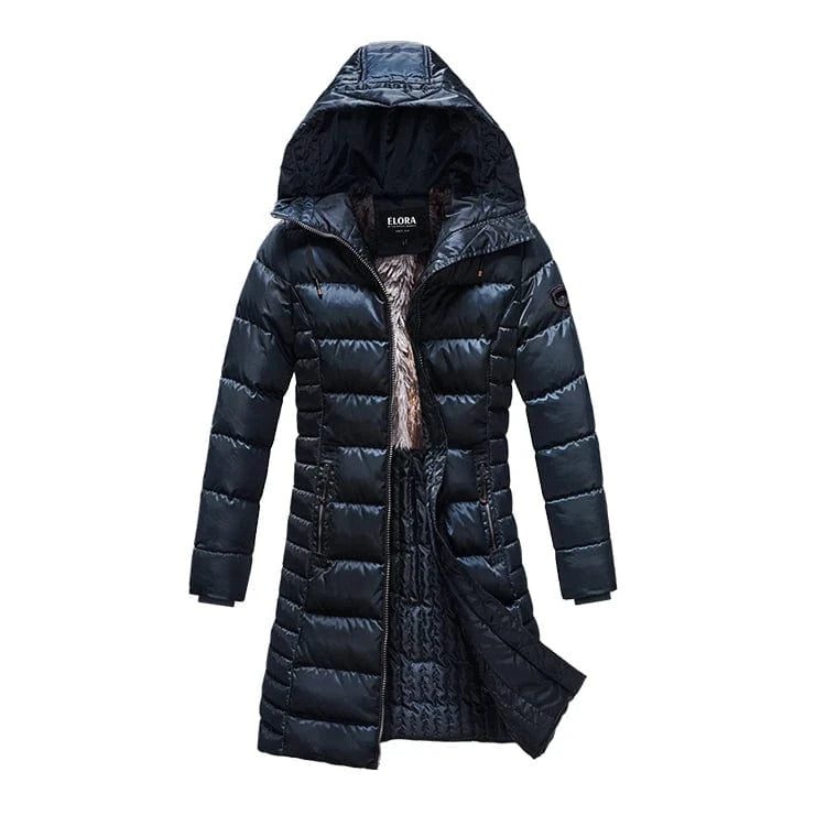 Canada Ladies Goose Duck Down Long Coat Winter Goose Down Coats Women Parka Jacket Parka Coat with Hood for Ladies Women