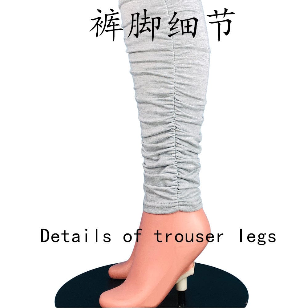 Casual Hooded 2 Piece Crop Top Sweatsuit Women Sleeveless Stack Pants 2 Piece Set