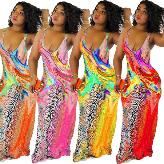 Casual Sundress Ladies Sun Club Bridesmaid Evening Dresses Long Plus Size Women's Dresses Party Sexy maxi Summer Women Dress