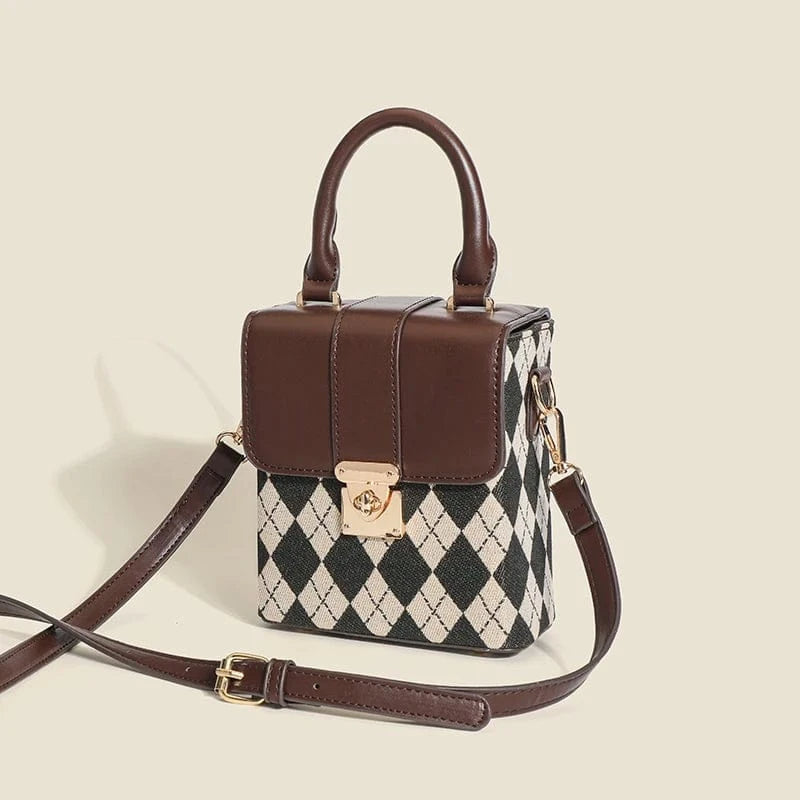 casual trendy designer mini handbags 2023 small sling bags checker ladies fashion handbags