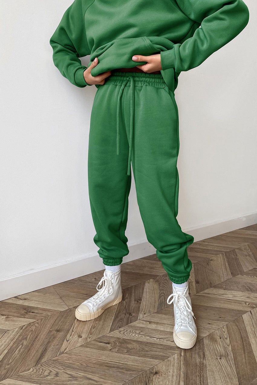 Casual Women Hoodies Sweatsuit Long Sleeve Hooded Matching Joggers Sweatpants 2 Piece Tracksuit Sets