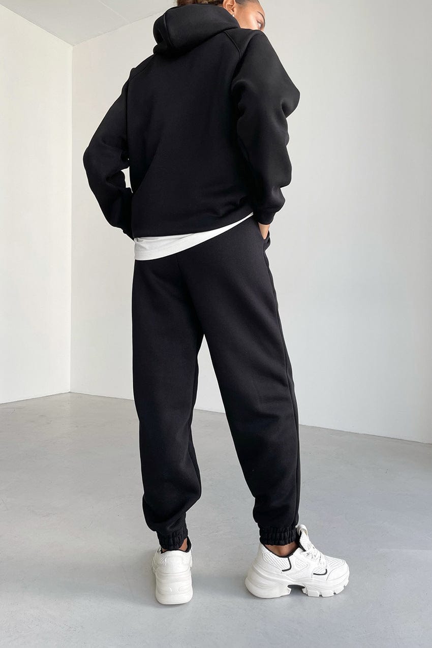 Casual Women Hoodies Sweatsuit Long Sleeve Hooded Matching Joggers Sweatpants 2 Piece Tracksuit Sets