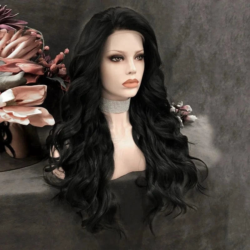 Celebrity 150% Density Blond Ginger Lace Front Wig Synthetic Hair Wigs With Natural Hairline