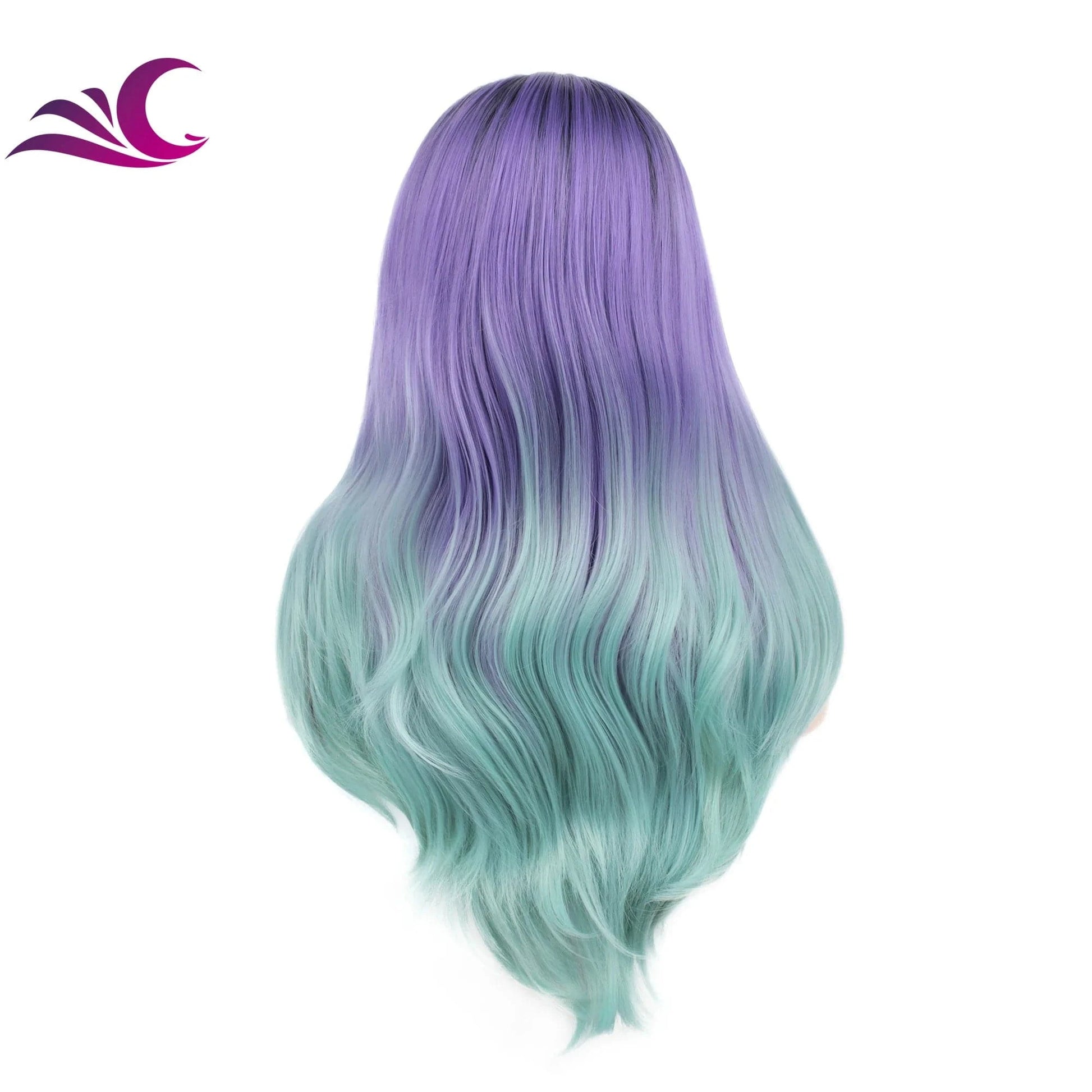 Celebrity 22 Inch Transparent Lace Front Human Hair Wigs With Colored Purple Ombre Highlight Lace Frontal Wigs For Black Women