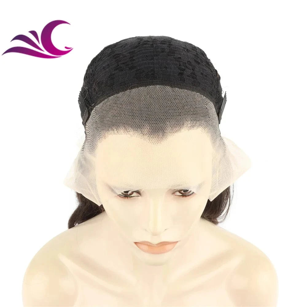 Celebrity high quality nezuko cosplay wig premium fiber heat resistant pre-plucked lace front wig for cosplay