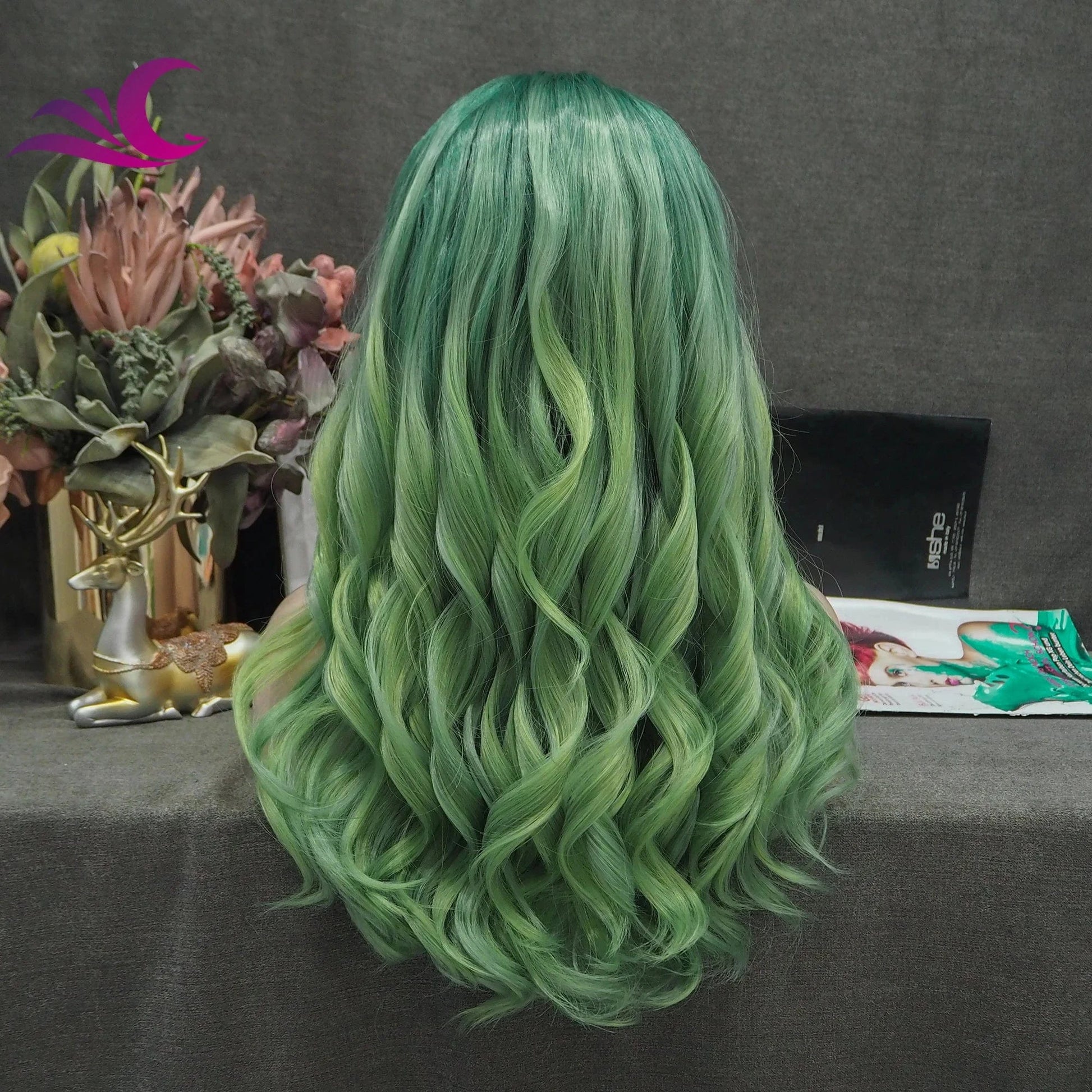 Celebrity hot selling joker and harley quinn cosplay wig high quality heat resistant protein filament wig