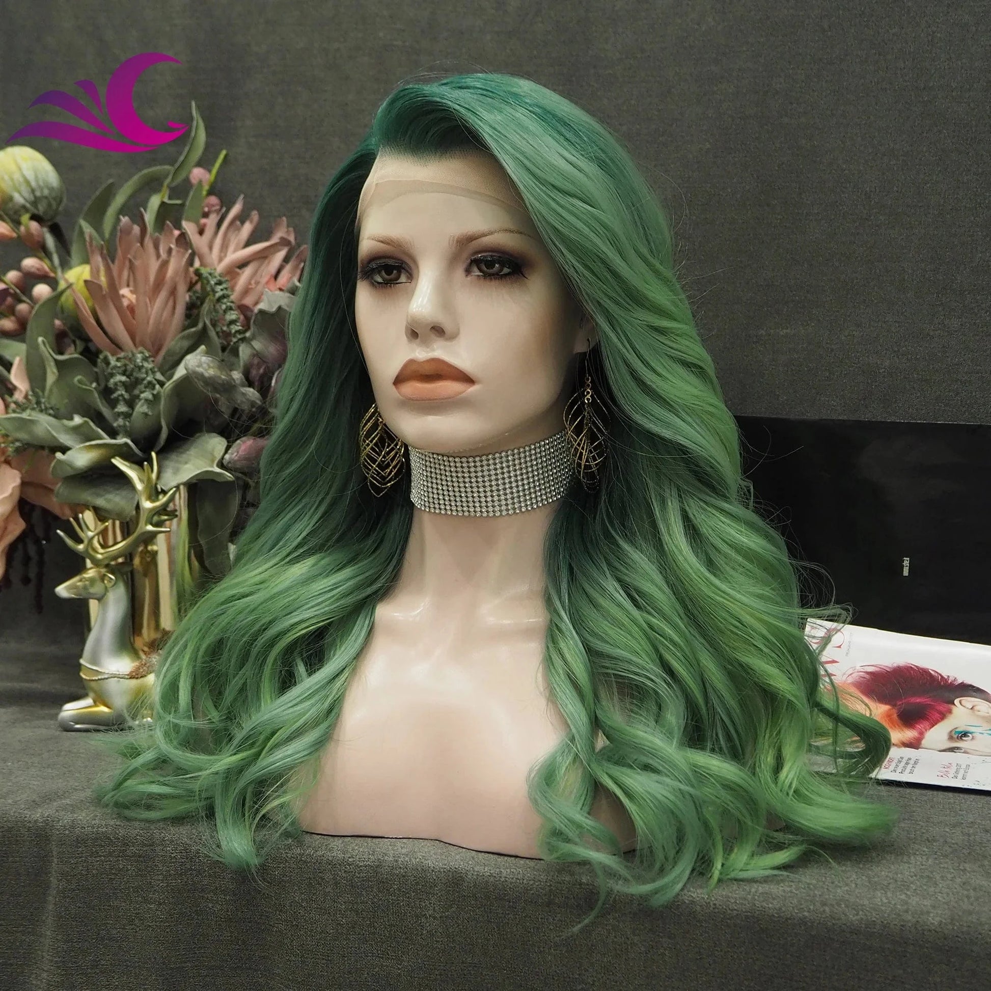 Celebrity hot selling joker and harley quinn cosplay wig high quality heat resistant protein filament wig