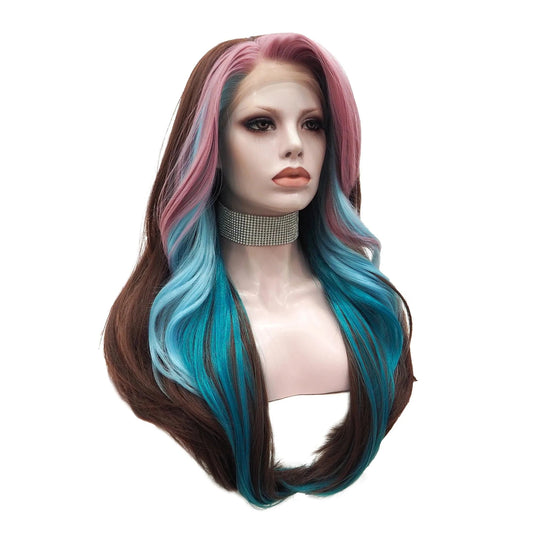 Celebrity Hotselling Synthetic Hair Wig Heat Resistant Futura Fiber Popular Synthetic heat resist fiber wigs