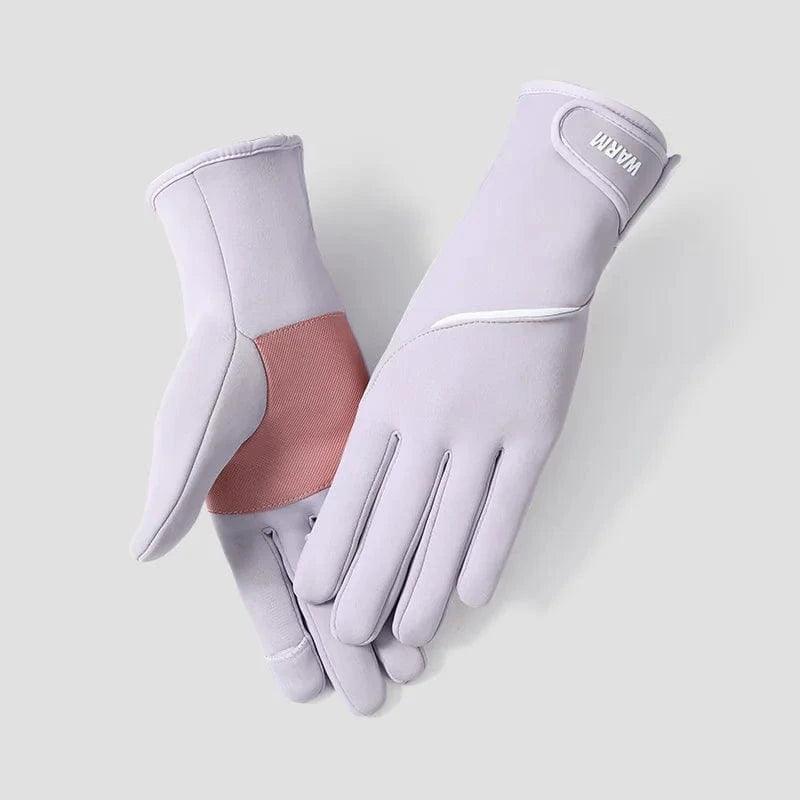 Cheap anti-slip custom cycling touchscreen riding women driving warm gloves in winter
