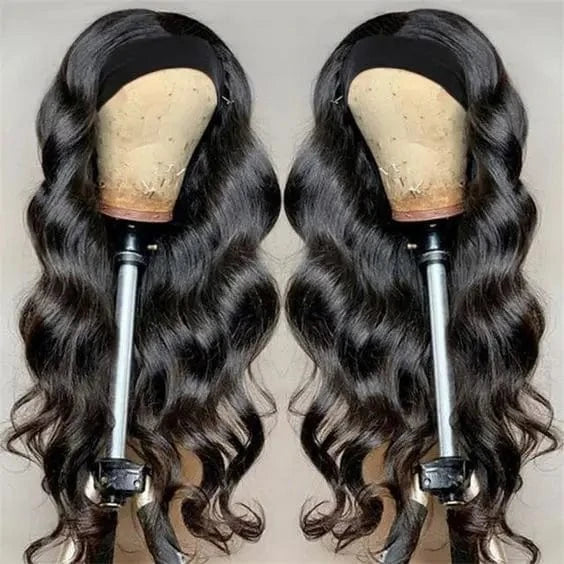 Cheap Headband Wigs For Black Women Human Hair With Headband Attached Head Band Wigs Yaki Virgin Human Hair Headband Curly Wig