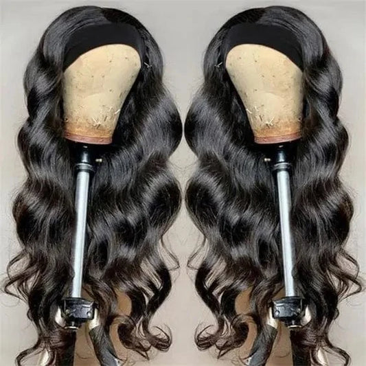 Cheap Headband Wigs For Black Women Human Hair With Headband Attached Head Band Wigs Yaki Virgin Human Hair Headband Curly Wig