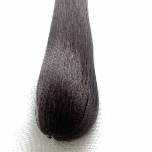 cheap  Human Hair Wrap Around Clam Clip In Ponytail Extension For Women