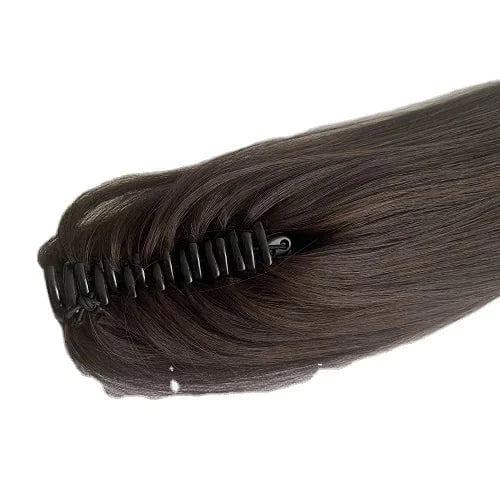 cheap  Human Hair Wrap Around Clam Clip In Ponytail Extension For Women