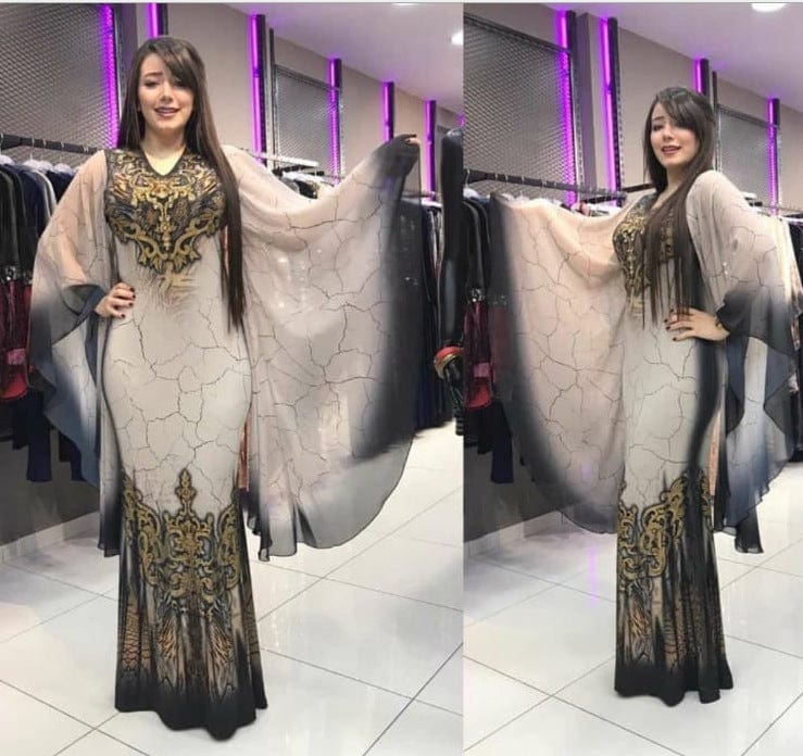 Cheap Muslim Arabic Silk Dubai Islamic Clothing Women Muslim kaftan robe evening gowns party Fashion Satin abaya Dress