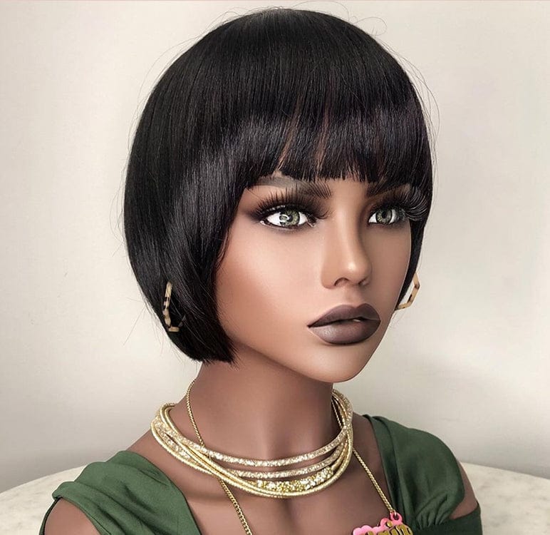 Cheap price bob wigs Human Hair Raw Virgin short bob wigs human hair lace front Short Bob Wigs For Black Women