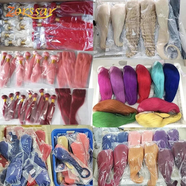 Cheap price human hair short 613 bob wigs human hair lace front blonde wig dyed green blue red pink gray orange purple color wig