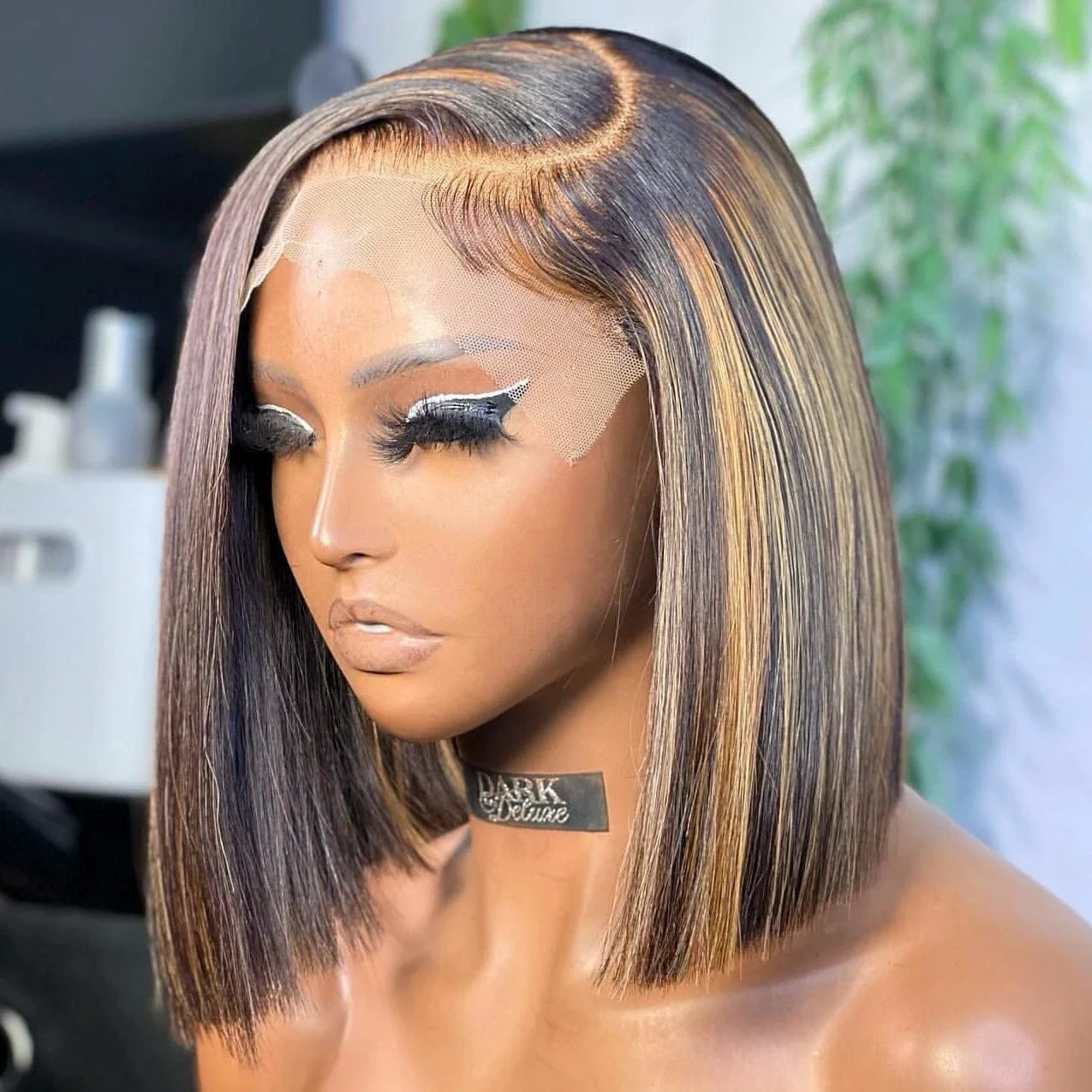 Cheap Raw Brazilian Indian Human Hair Kinky Straight Lace Front Wig Short Kinky Curly Bob Wigs For Black Women Glueless Hair