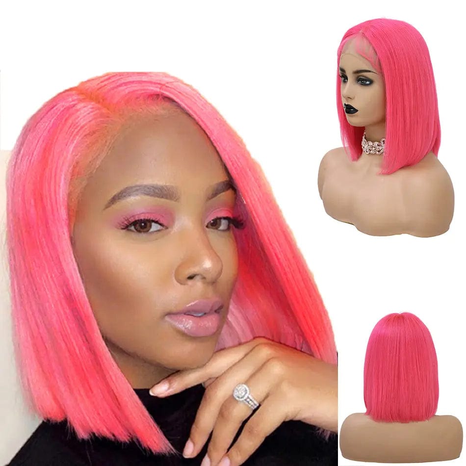 Cheap Straight Brazilian Human Hair Purple Color