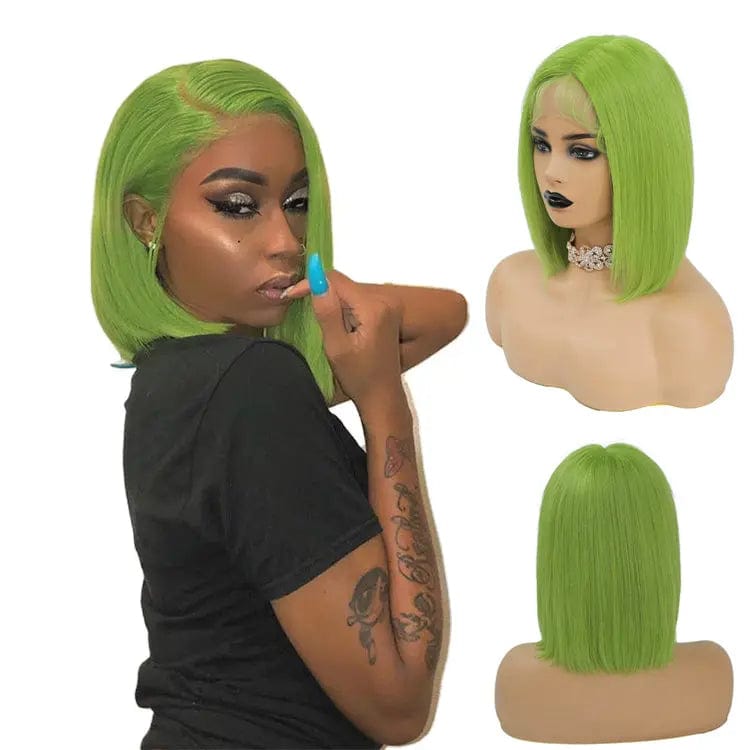 Cheap Straight Brazilian Human Hair Purple Color