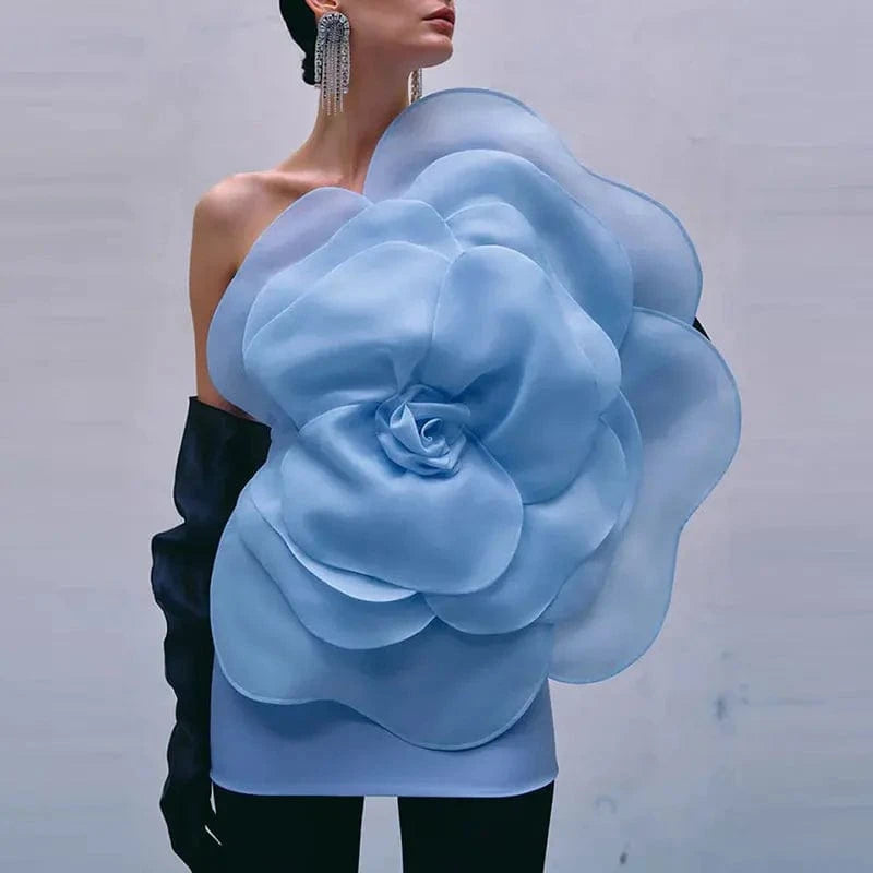 CHICEVER Casual Elegant Patchwork Appliques Diagonal Collar Sleeveless Dress Women Summer Dresses