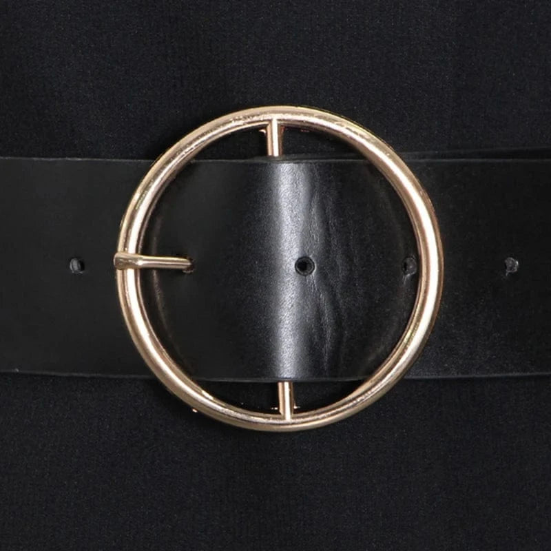 CHICEVER Elegant Lady Patchwork Feathers V Neck High Waist Women Dresses Black Dress