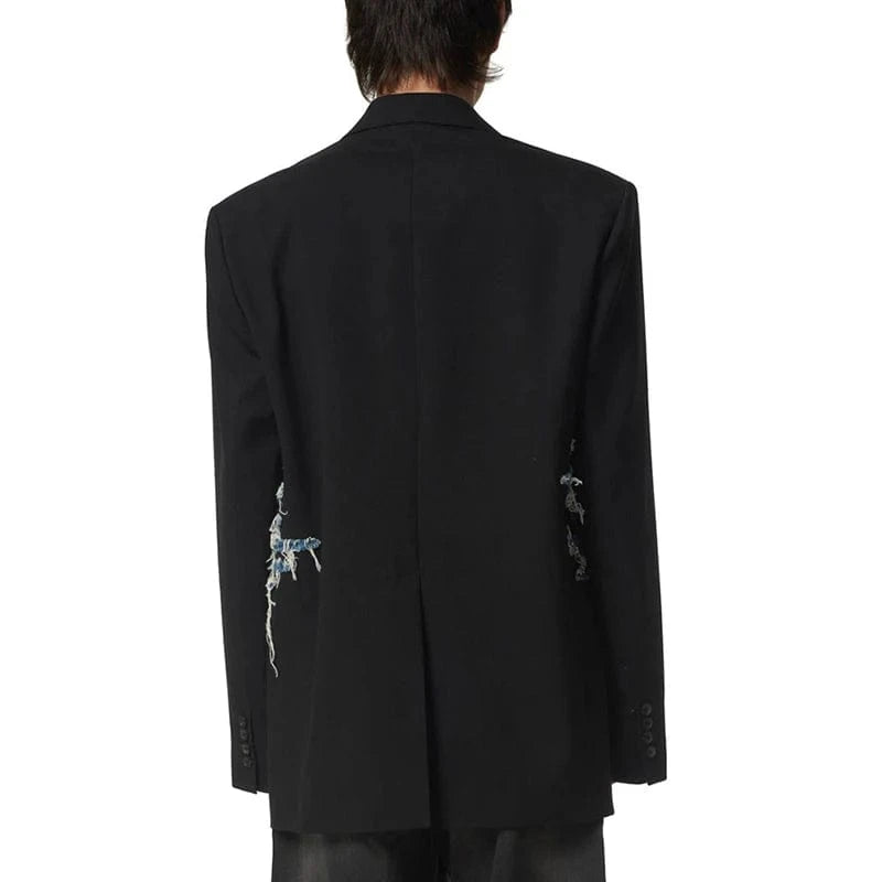 CHICEVER High Quality Notched Collar Long Sleeve Single Breasted Blazer Jacket For Women