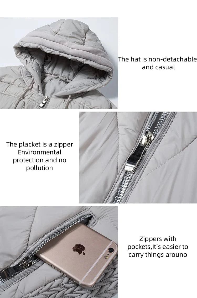 Christmas Promotion Hot Sales Winter Womans Jacket Chaquetas De Mujer Black Outdoor Jacket Casacas De Mujer