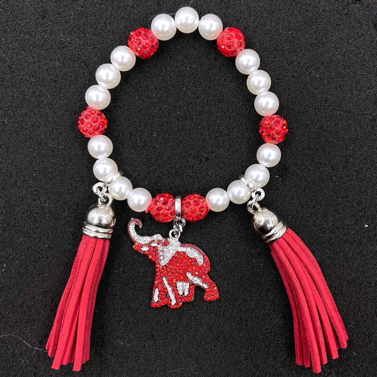 classic / 19CM / 2 Delta Tassel Number Elephant  Necklace Set Jewelry