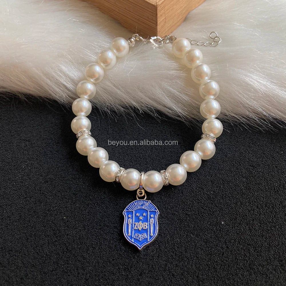 classic / 19CM / zpb Custom Handmade Silver Color Chain Pearl Beaded Bracelet Elegant Adjustable Female Niche Design Bangle Girls Accessory Jewelry