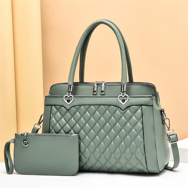 Classic Ladies Diamond Tote Bag  Large Capacity Leather Waterproof Shoulder Crossbody handbags Factory Wholesale woman Handbag