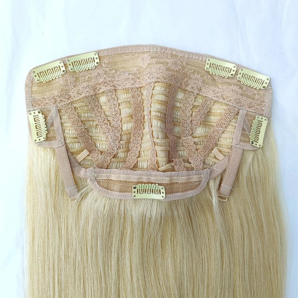 Clip In Hair Extensions 100human Hair Unprocessed Virgin Remy Human Hair V Shape Half wig For Women