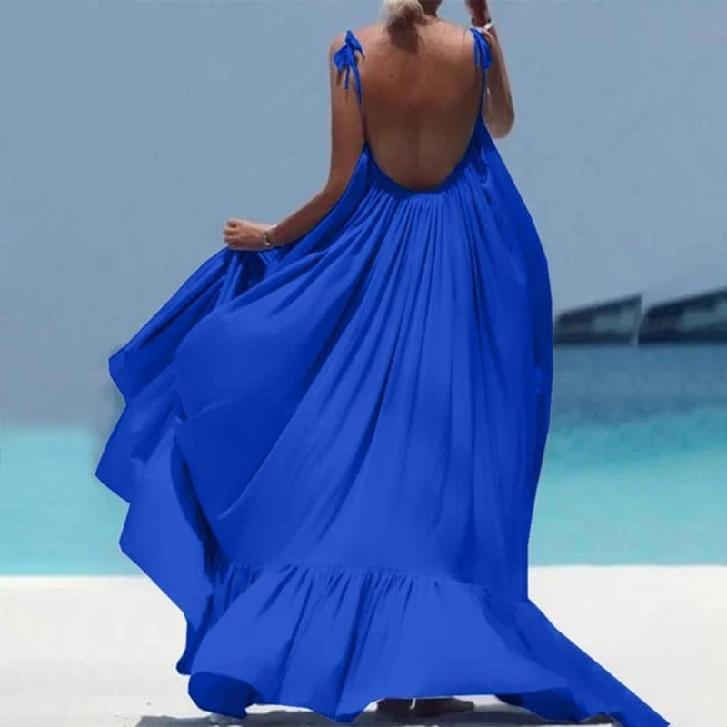 Clothing Vendors Fashioning Summer Sleeveless  Color Non-sliping Dress Plus Size Dress Skirts