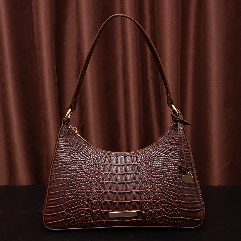 coffee Crocodile Brahman brand Amazon shopify hot selling mini tote bag for women hand bags ladies