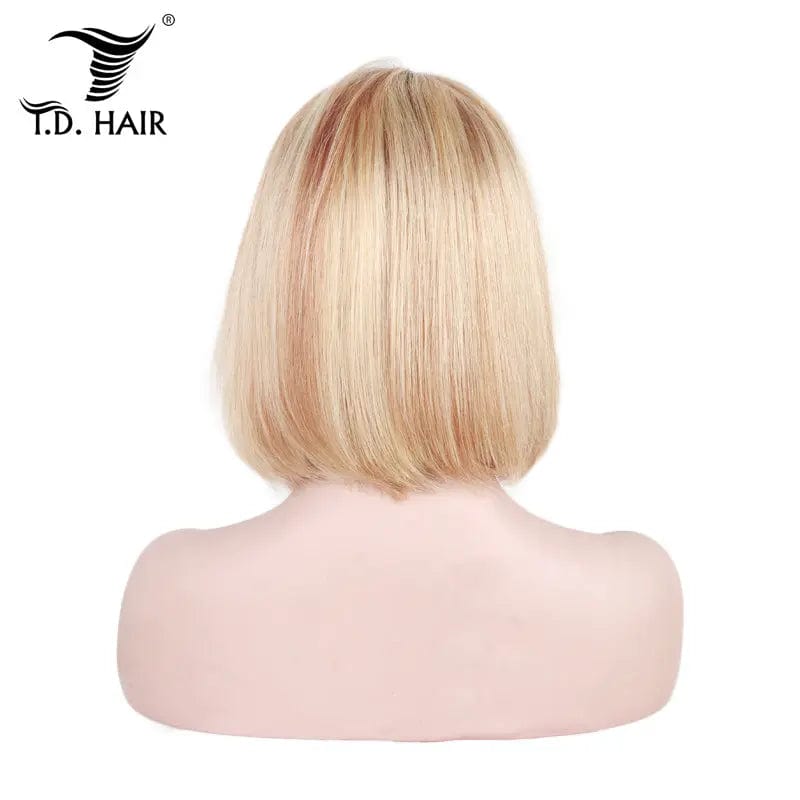 Colored Wig Brazilian Human Hair