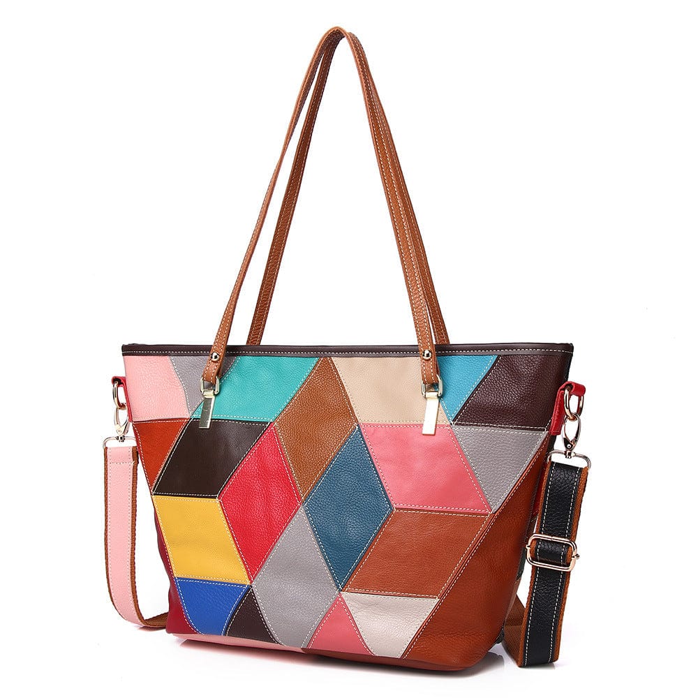 colors New design high quality genuine leather bag ladies bags leather handbags women