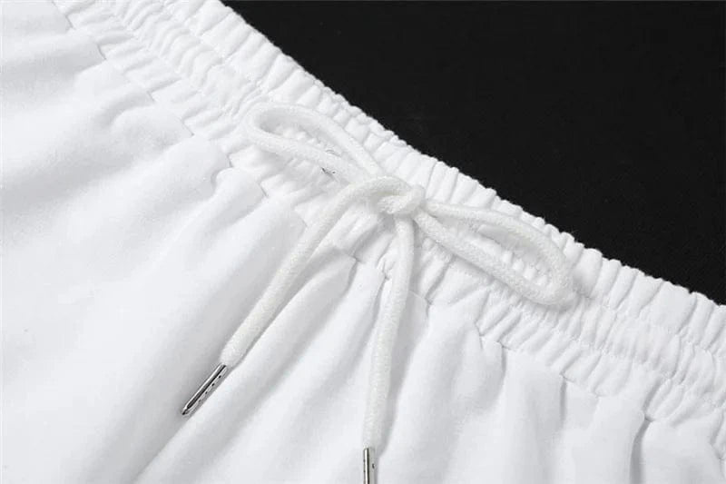 Cotton Shorts Pant Set Women Jogging Sweat Suit Clothing Bodysuit 2 Piece Set Plain Joggers Custom Logo Two Piece Pants Set