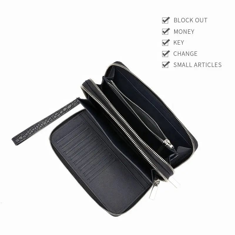 Crocodile skin leather wallet carteiras de couro masculina billetera de cuero de cocodrilo