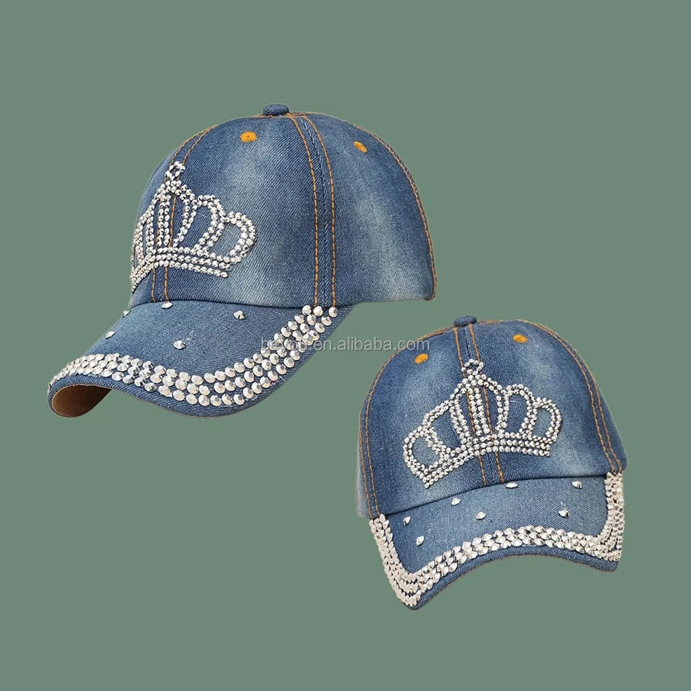 crown new fashion sisterhood leisure style TLOD custom crown inlaid pink rhinestone pearl cowboy hat