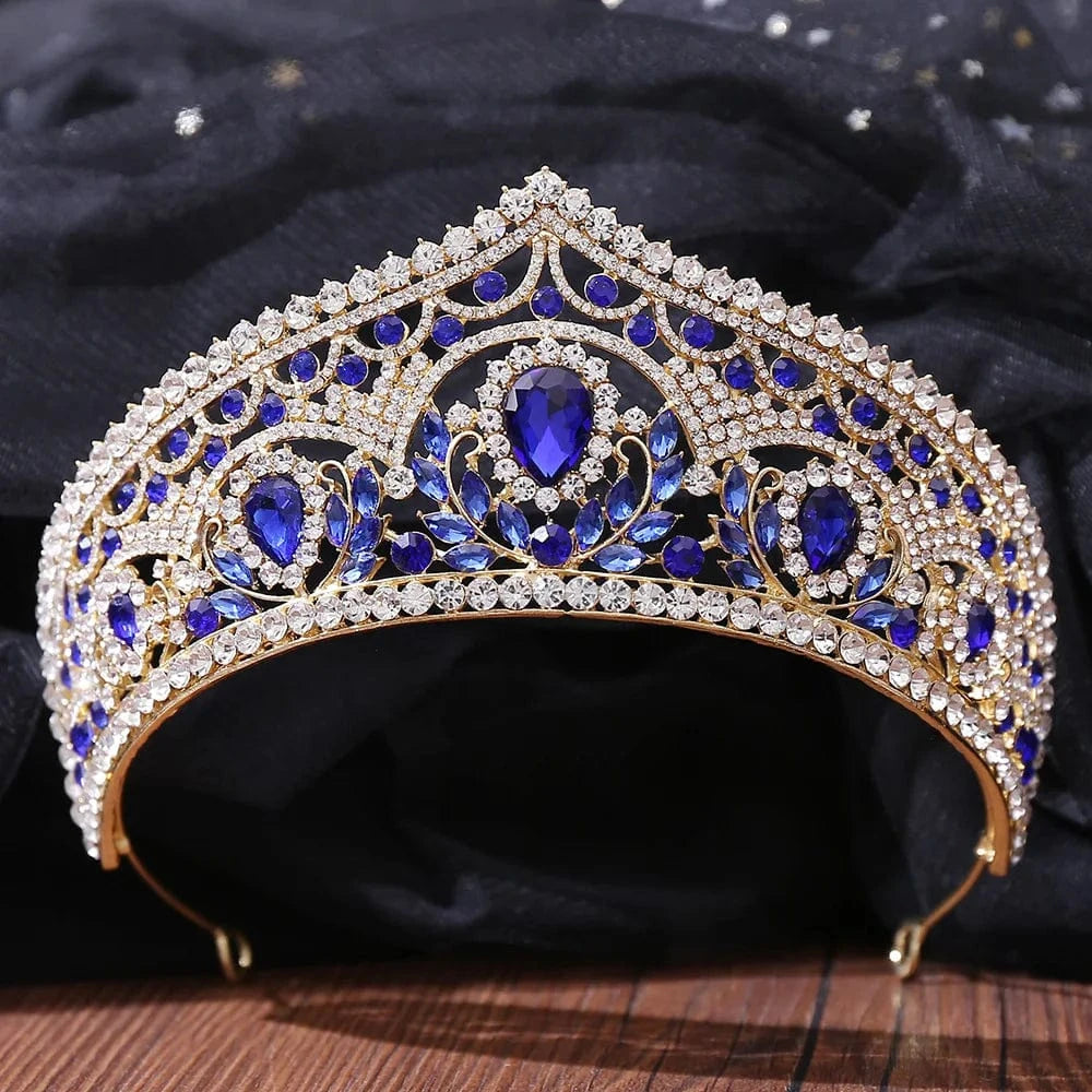 Crystal Wholesale Crown Princess Pageant Wedding Bridal Bride Queen Crown&Headpieces Miss World For Girl Crowns