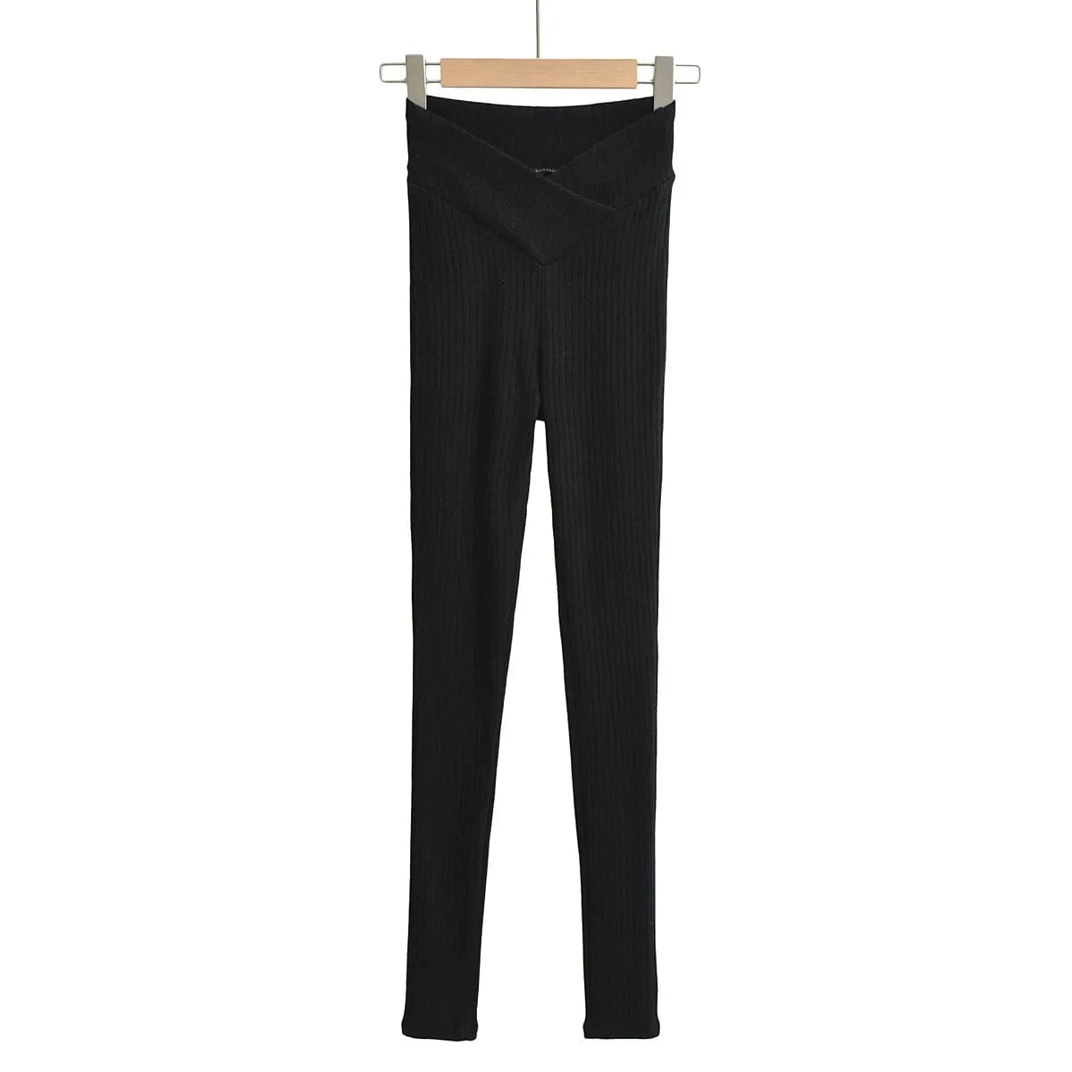 Custom High Quality Women Trousers Office Slim Pants V Waistband legging Women Joggers Pants